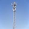 Buy cheap Angular 3 Legged Galvanized Steel Communication TV Antenna Tower 10-80m from wholesalers