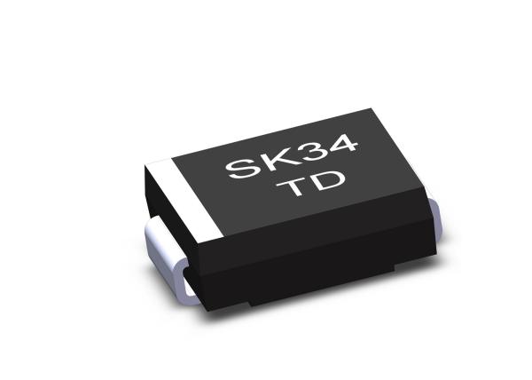 Buy cheap 3.0a Surface Mount Schottky Barrier Rectifier 3A 40V 1N5822 Sk34 Smd Diode SMC from wholesalers