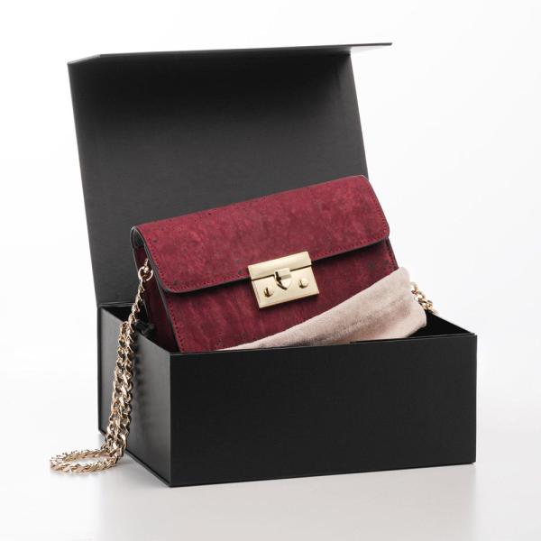 Buy cheap Custom Logo Luxury Purse C2S Black Gift Box With Magnetic Closure from wholesalers