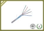 23AWG Network Fiber Cable For Communication , FTP Cat6 Ethernet Cable