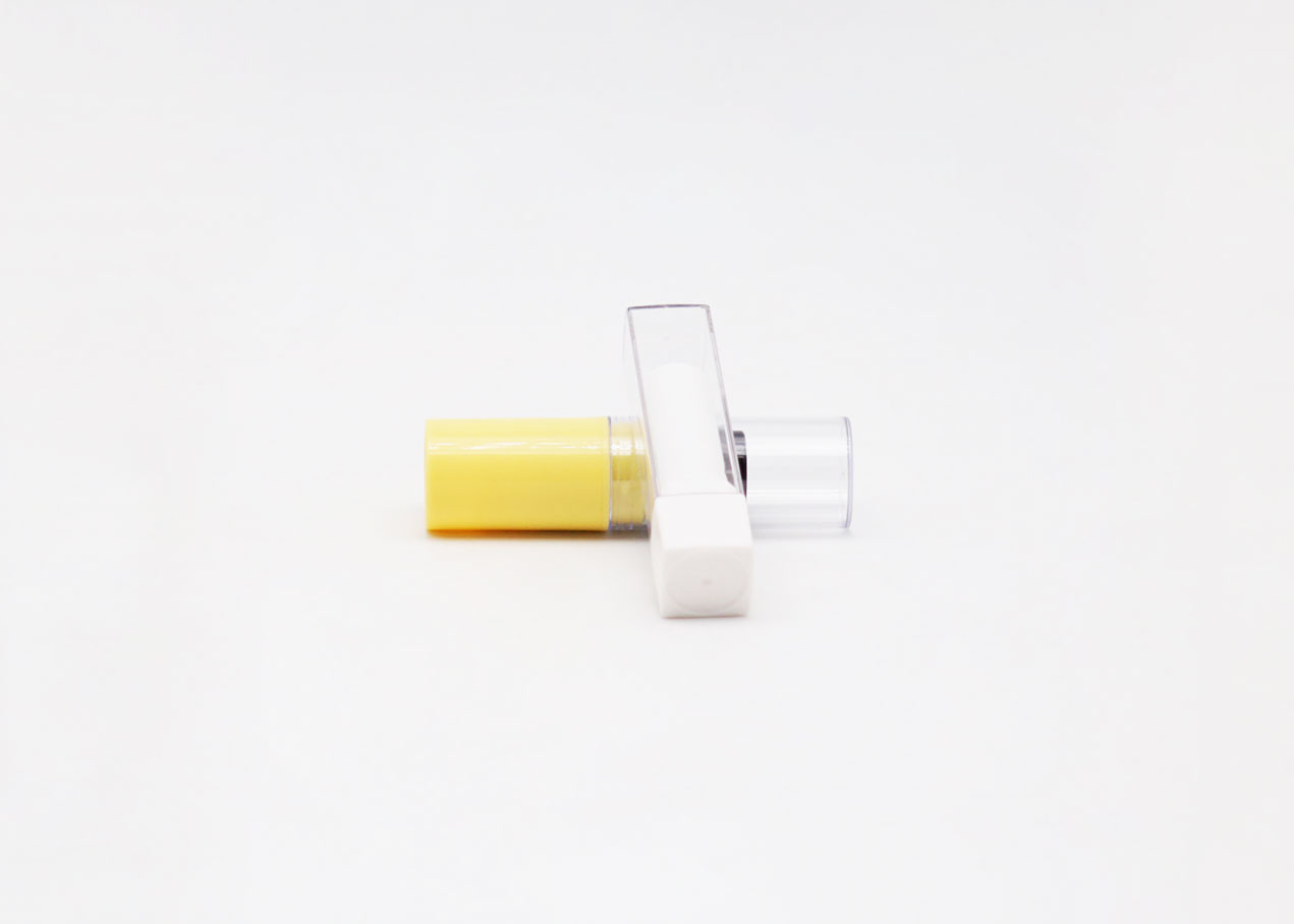 White Plastic Clear Recyclable 5g Refillable Empty Lipstick Tube