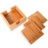 Buy cheap square shape bamboo tea coaster square coaster holder for stylish design and hot sell from wholesalers