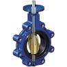Buy cheap DIN DI Carbon stainless steel gearbox lug butterfly valves with handle manual wormgear electric pneumatic from wholesalers