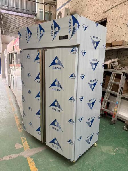 Buy cheap Commercial 2 Doors Upright Chiller Stainless Steel 304 Kitchen Fridge from wholesalers