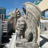 Buy cheap Marble Dragon Sculpture Natural Stone Gargoyle Statues Handcarved Antique Western Style Outdoor Large from wholesalers