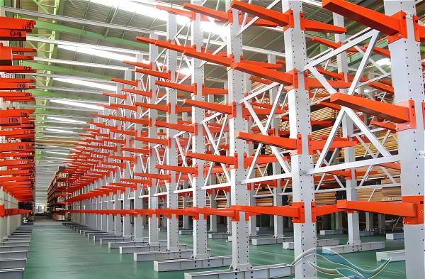 Lightweight Medium Duty Cantilever Racking Suppliers Warehouse Stacking Rack