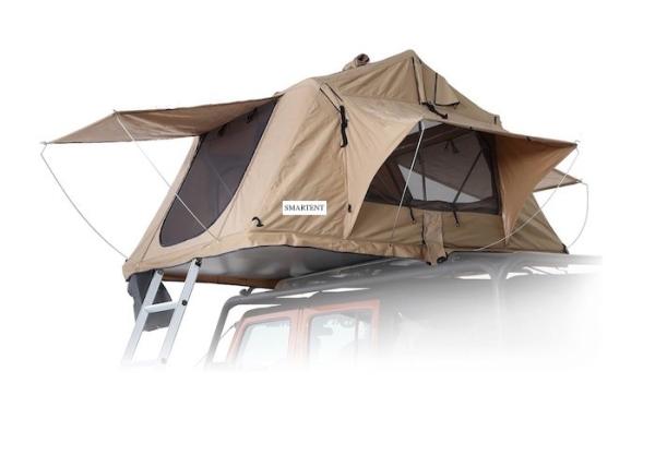 2~4 Person Waterproof 600D Heavy Duty Rip Stop Polyester Roof Top Tent With