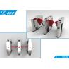 Buy cheap Optional DC12V Access Control Turnstile Gate , Acrylic Glass Wing Waist High Turnstile from wholesalers