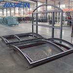 Heat insulation Modern Sliding Window AS 2208 glass for Office