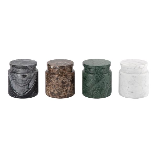 Buy cheap Marble Bathroom Cotton Jar Vintage Flat Lid Kalala White Indian Green Brown Wood Grain Bathroom Set For Home from wholesalers