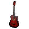 Buy cheap China Guitars for Sale 6 String 38 inch Acoustic Guitar 40" Advancing Student Cutaway Acoustic Electric Guitar(AF238CE) from wholesalers
