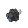 Buy cheap Rigoal Panel Mount Waterproof USB Connector IP67 Outdoor Receptacle USB 3.0 from wholesalers