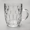 Buy cheap 500ml 16.5oz Dimple Beer Glass Mug Dimpled Beer Glass Stein Low Price from wholesalers