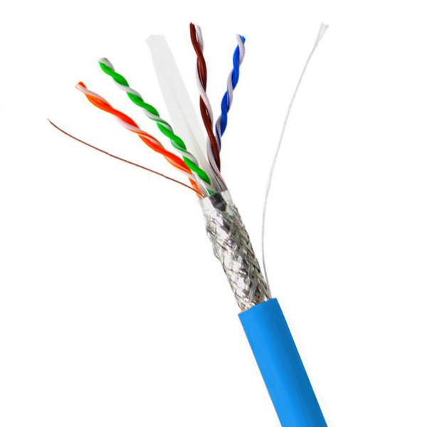 Buy cheap 23AWG SFTP CAT6 Cable High Speed Network Cable With Blue PVC Jacket 1000ft from wholesalers