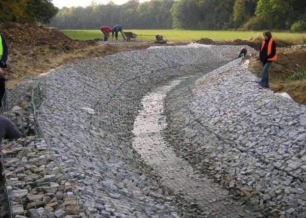 Buy cheap Flood Control Stainless Steel PVC Coated Gabion Box from wholesalers
