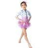 Buy cheap MiDee Tap Jazz Dance Costume Performance Outfits High Waist Jacket Dress for Girls from wholesalers