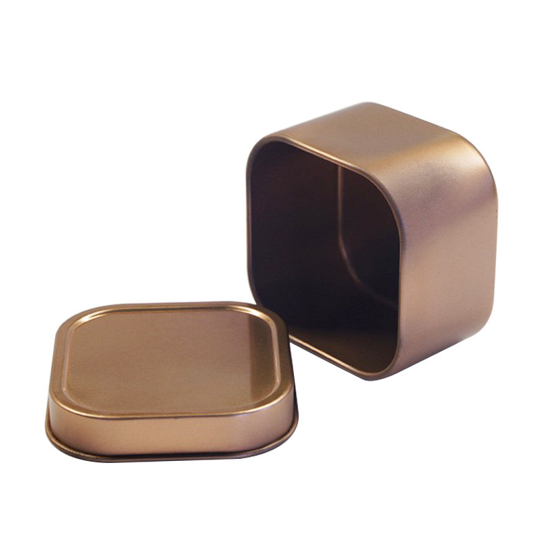 100ml 120ml Food Square Tin Can Containers Customized Logo