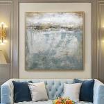 Framed Large Gallery Luxury Abstract Hand Painted Large Wall Art Canvas Living
