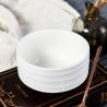 Buy cheap Round Minimalist Salad Small White Porcelain Bowls Dia 10cm Height 5.5cm from wholesalers