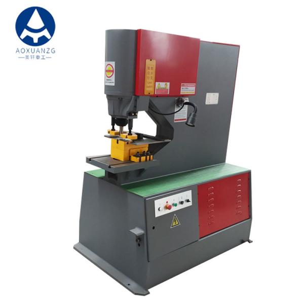 120T Combined Punching And Shearing Machine Ironworker Hydraulic Universal Steel