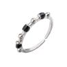 Buy cheap Women Girls 925 Sterling Silver Jewelry Enamel Ring Open Adjustable from wholesalers