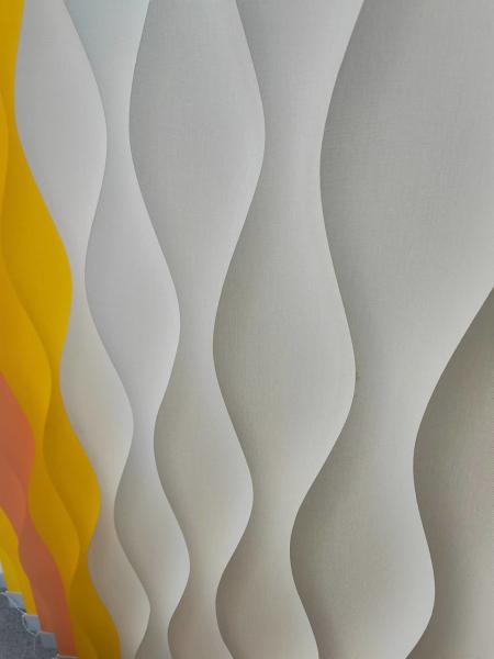 Buy cheap Water Wave Blinds Vertical Polyester Blind Fabric Decorate Home Window from wholesalers