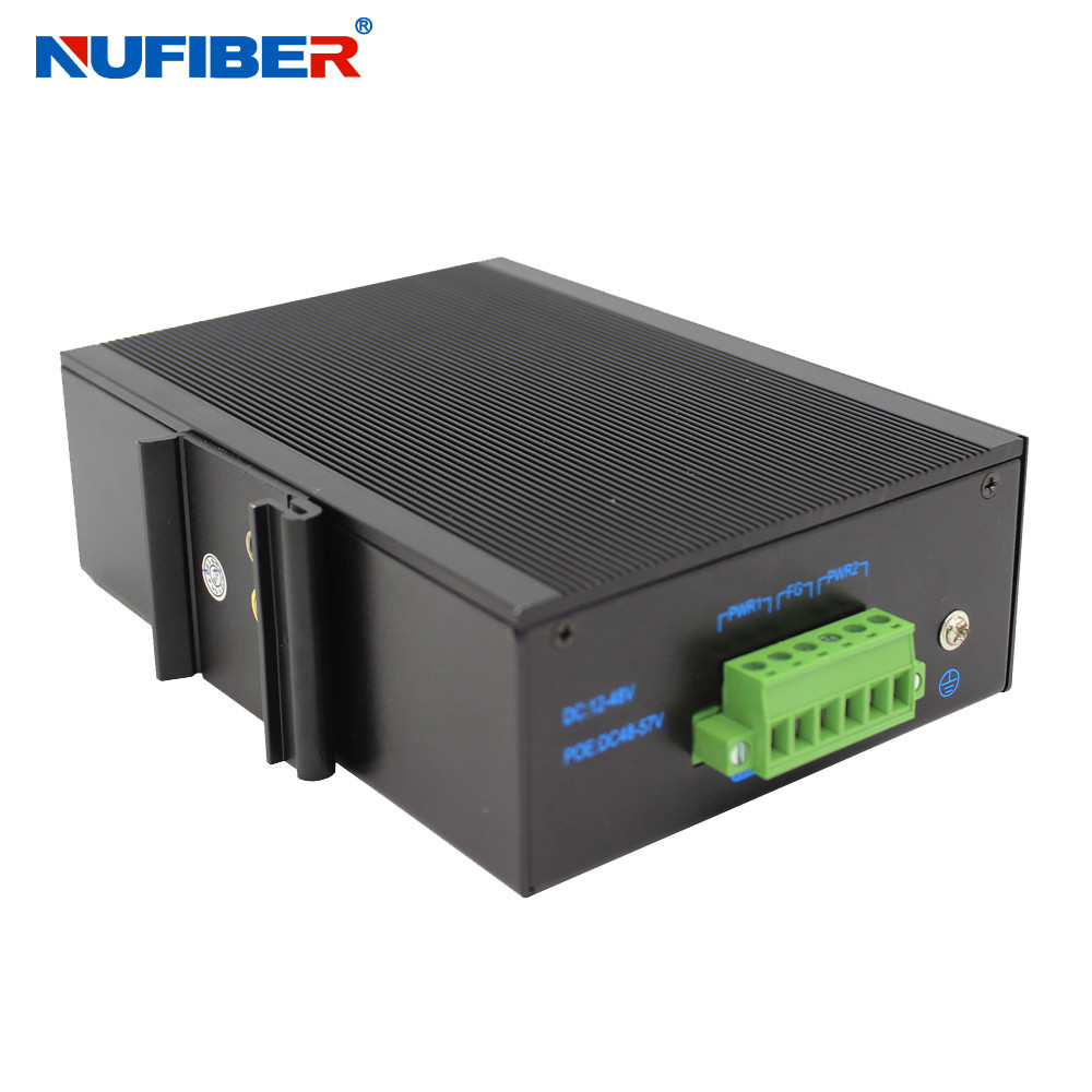 Single Mode 1310nm Ethernet Fiber Switch 4 Port Fiber Media Converter