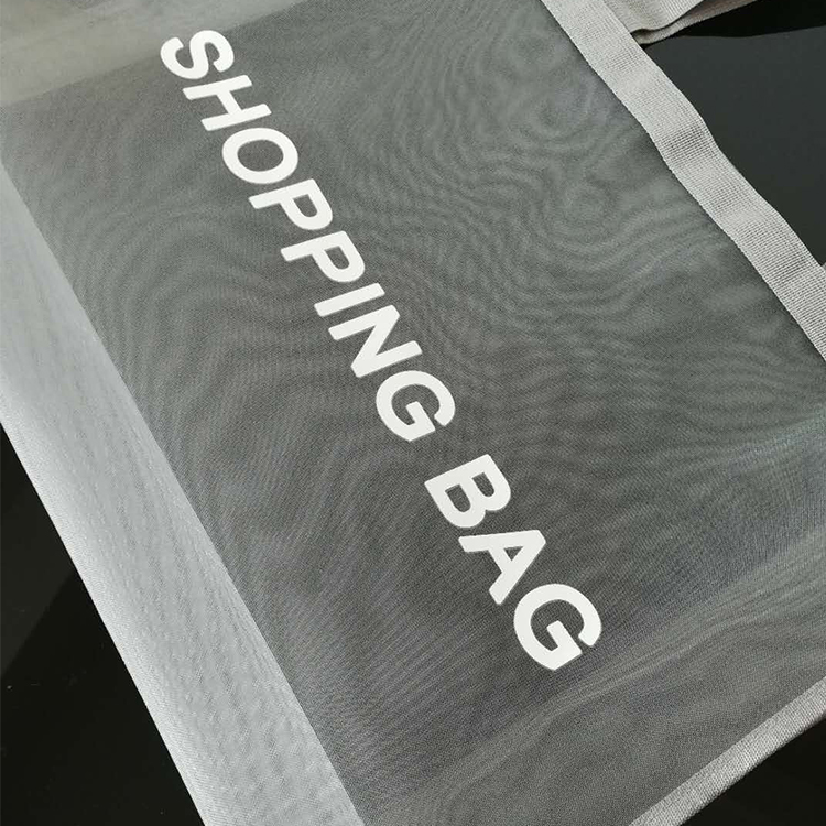 Promotional Customized Large Capacity Foldable Nylon Mesh Market Shopping Bag For Carry