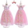 Buy cheap Little Girls Lace Embroidered Holiday Casual Dress For 15years Old from wholesalers