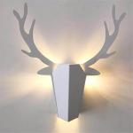 Creative wall lamp LED wall lamp Nordic wrought iron antler deer wall lamp（WH-OR