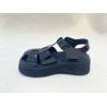 Buy cheap Fashion Black Velvet Platform Sandals Bright Surface Summer from wholesalers