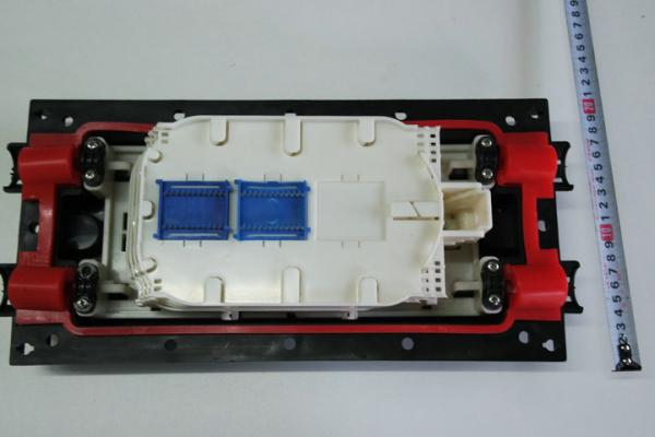 Buy cheap Horizontal Inline Splice Enclosure 4 Cable Ports Max 144 Core For FTTH from wholesalers