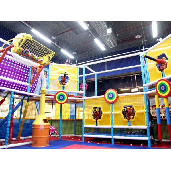 Electric Floating Ball Blaster for Kids Indoor Playground