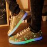 Buy cheap Fluorescent Glow Adult Light Up Shoes , App Control Led Sole Shoes Breathable from wholesalers