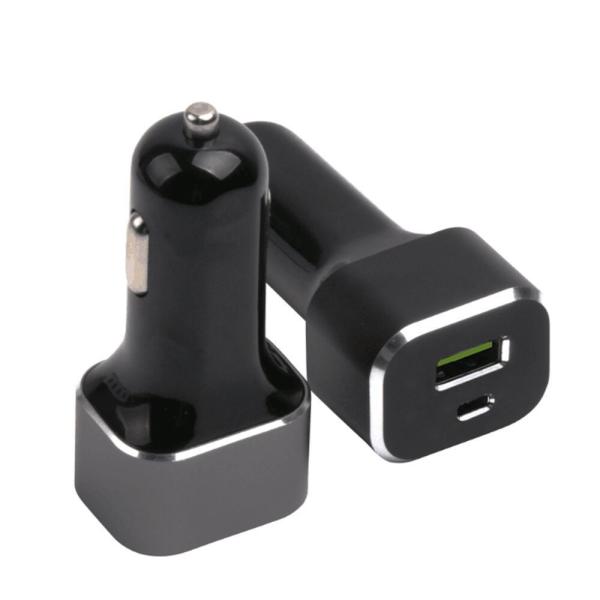 Buy cheap Mobile Phone Charger Adapter Aluminium Alloy PD18W QC3.0 Dual Ports Fast Power Transfer from wholesalers