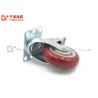 Buy cheap Polyurethane Red Rubber Caster Wheels , 3 Inch Solid Caster Wheels from wholesalers