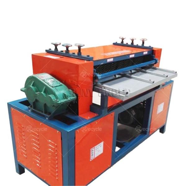 Buy cheap Red Waste Aluminum Copper Radiator Separator Machine AC Radiator Peeling Machine from wholesalers