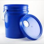5 Gallon 20 Liter Plastic Bucket With Oil Nozzle For Chemical Liquid 100% PP