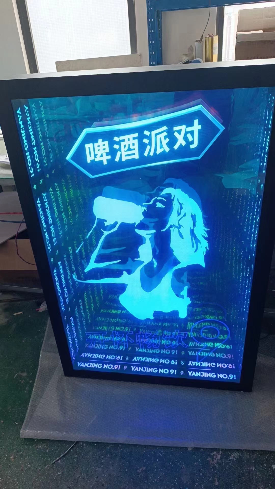 50000 hours Lifespan Smart Wall Hung Custom Rgb Decoration Endless Led Infinity Mirror 3D