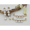 Buy cheap Wear Belt Simple Style Shoe Zinc Alloy Ladies Shoe Clips With Pearl Size 45*7cm from wholesalers