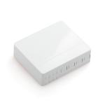 4 Port SC LC FTTH Mini Fiber Optic Termination Box Face Plate