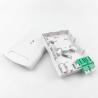 Buy cheap Gray LC APC Plastic Fiber Optic Faceplate Socket Panel 2 Cores for Indoor Network from wholesalers