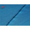 Buy cheap Blue Polyester Shirt Mesh Pique Fabric Silk Jersey Knit Strip Fast Breathable Viscose from wholesalers
