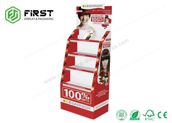 Buy cheap POS Stand Up Cardboard Display K6 Corrugated Board Material CMYK Printing from wholesalers