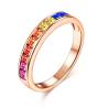 Buy cheap 8.3in 0.07oz Sterling Silver Crystal Ring 14k Cubic Zirconia Engagement Rings ODM from wholesalers