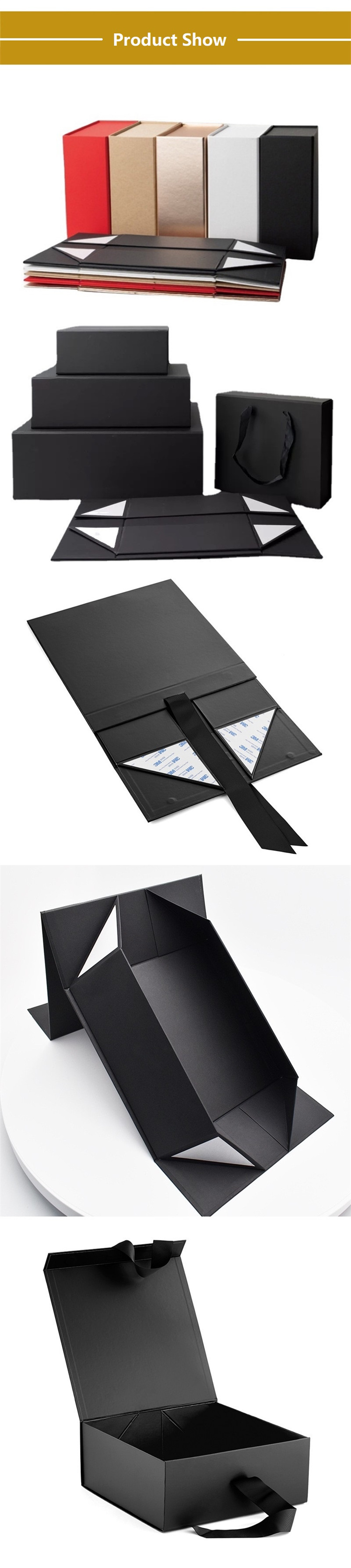 Magnetic Custom Paper Packaging Box , 235-360mm Magnetic Shoe Box