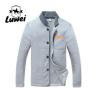 Buy cheap Utility Palto Abrigos De Hombre Men's Slim Edition Single Buckle Solid Color Long Sleeve Collar Jacket from wholesalers