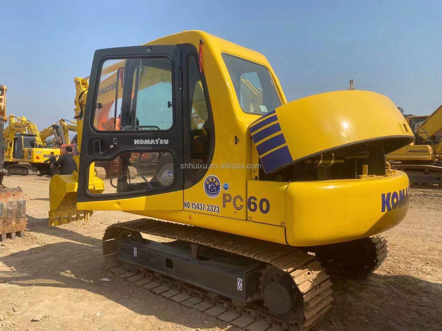 Komatsu PC60 hydraulic crawler excavator 6 ton high quality second hand excavator Japan origin cheap price Komatsu Excavator