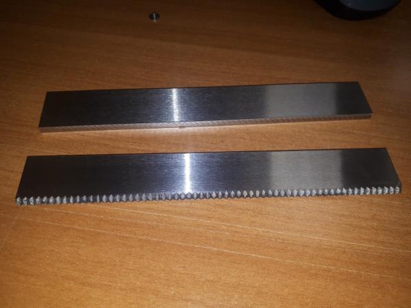 Buy cheap OEM Serrated Cutting Blade Serrated Saw Tooth Blade For Packing Machine from wholesalers