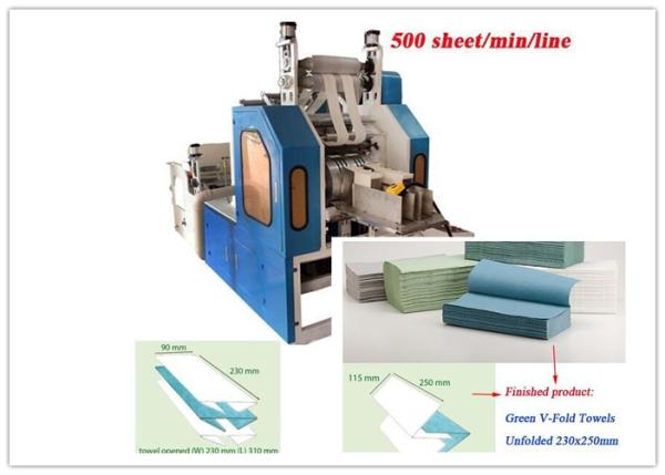 Buy cheap CE Two Fold 380V 50HZ 3200 sheets / Min Paper Towel Making Machine from wholesalers